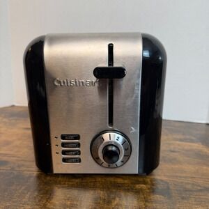 Cuisinart Toaster Unisex Black CPT-320 Classic 2-Slice Brushed Stainless Steel